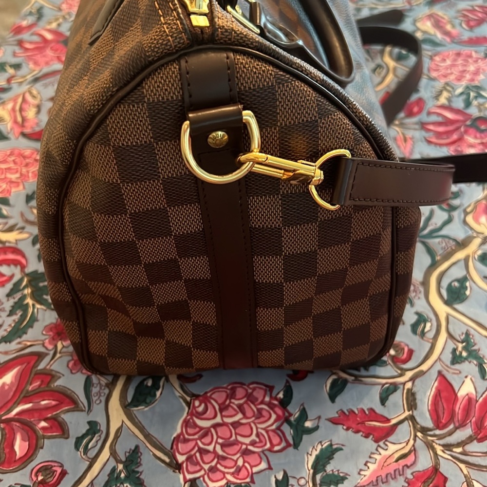 Loui Vuitton 30 Damier Ebene Speedy Bandolier. - Picture 3 of 16